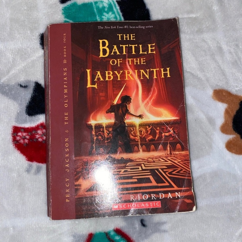 Scholastic The Battle Of The Labyrinth Percy Jackson Rick Riordan Book